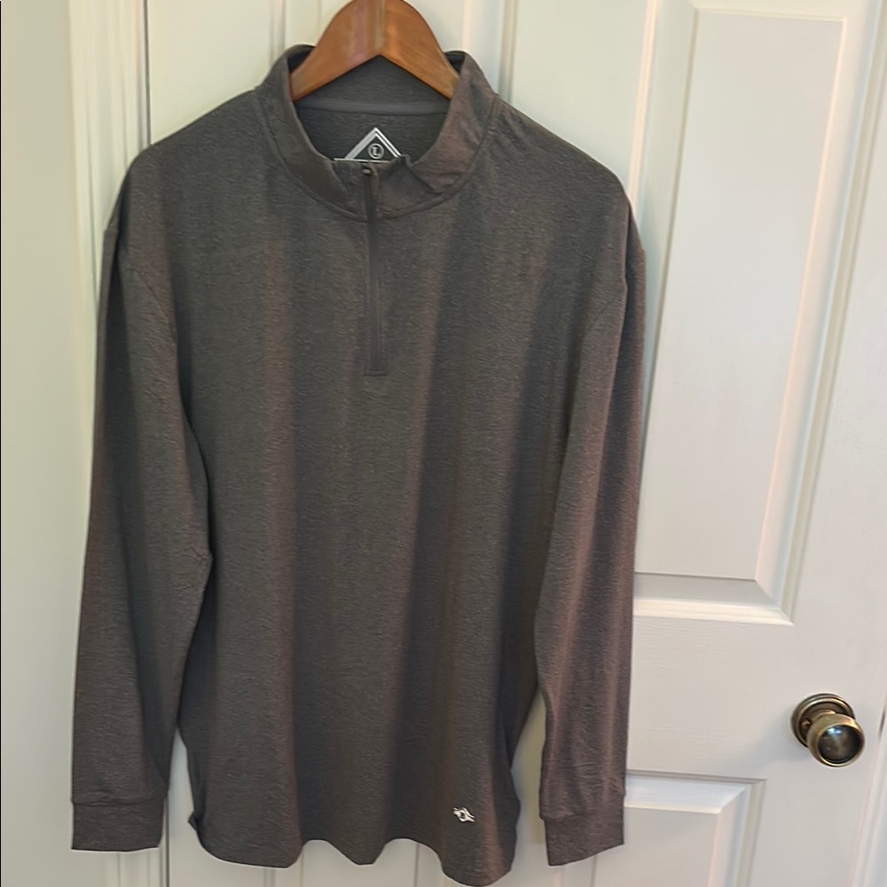 BURLEBO Men's Charcoal Long Sleeve Shirt